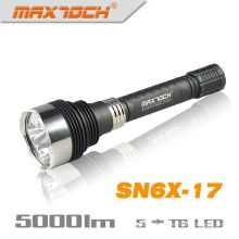 Maxtoch SN6X-17 5 * linterna de LED Cree T6 5000LM aluminio